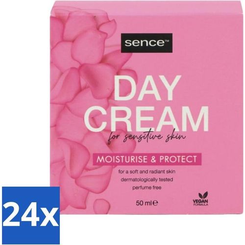Sence Tagescreme für empfindliche Haut 50 ml - Vorteilspack - 24 Stücke