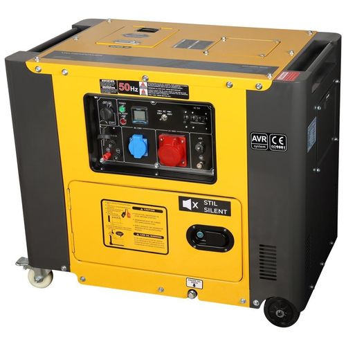 Mobiler Dieselgenerator 5000W 230V 400V ATS AVR Stage-V Stromgenerator Generator