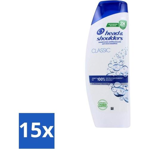 Head & Shoulders - Anti-Schuppen-Shampoo - Classic - 400 ml - Vorteilspack - 15 Stücke