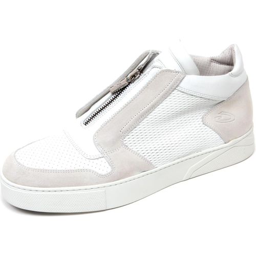 D0872 hohe Trainer GUARDIANI SPORT TRUMAN weiß/Eis Schuh Mann