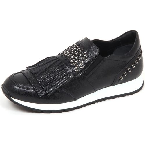 E5156 Sneaker donna TOD'S effetto crepato geknackt Effekt Schuh Slip on Frau
