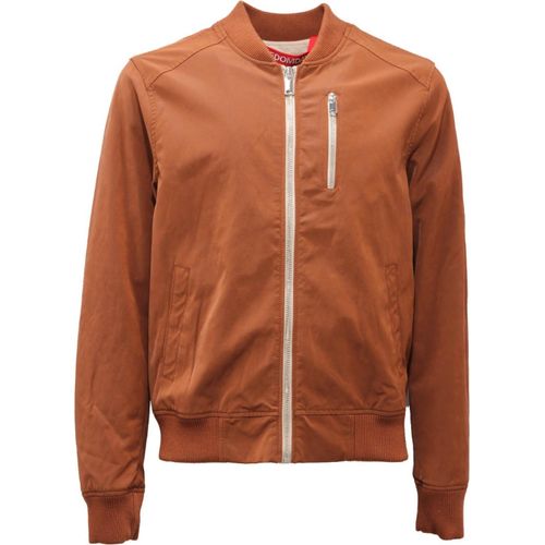 4557AH giubbotto uomo FREEDOMDAY brown eco-leather effect jacket man