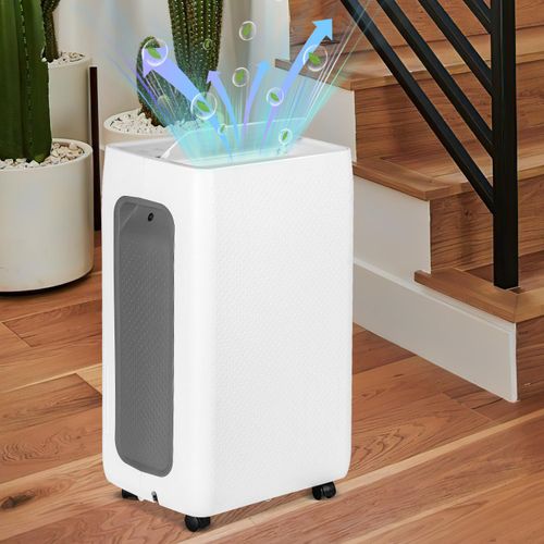 Izrielar Luftentfeuchter 26 L / Tag, 4,5L Behälter, bis 30 m², elektrisch, 24H Timer, Auto-Modus - Raumentfeuch Entfeuchtungsleistung