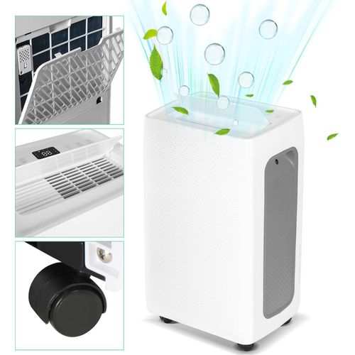 Bettizia Luftentfeuchter 26 L / Tag, 4,5L Behälter, bis 30 m², elektrisch, 24H Timer, Auto-Modus - Raumentfeuch Entfeuchtungsleistung