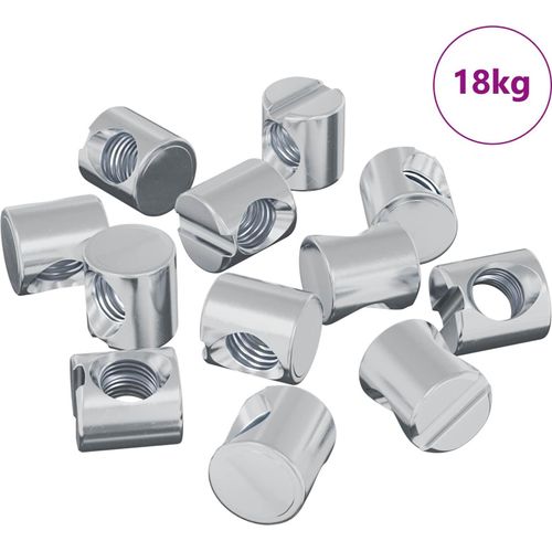 vidaXL Zylindermuttern 4500 pcs M6 x 12 mm (Gewindedurchmesser x H)