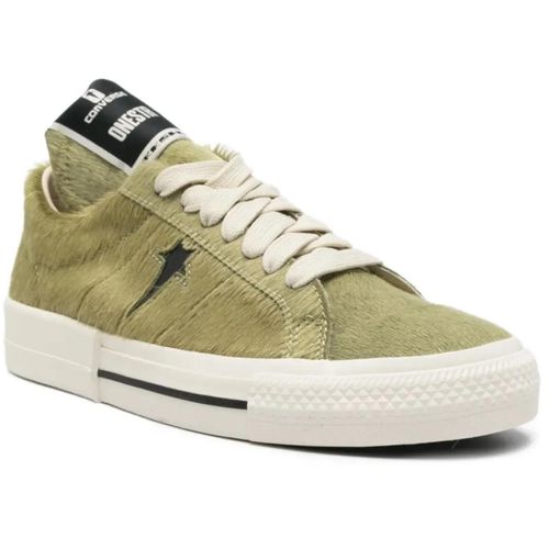 Rick Owens Low-Top Sneaker - X Converse Fur Sneaker Acid/black - Gr. US_9_5 - in Schwarz - für Damen Image