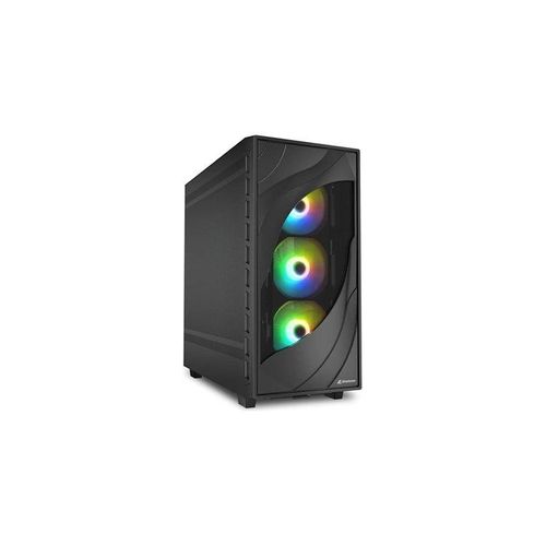 Sharkoon Rebel C80M - Gehäuse - Tower - Schwarz