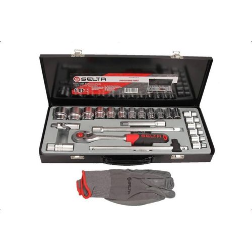SELTA Werkzeugset SE-4524 Werkzeugsatz,Steckschlüsselsatz,Werkzeug Set,Werkzeug Kit
