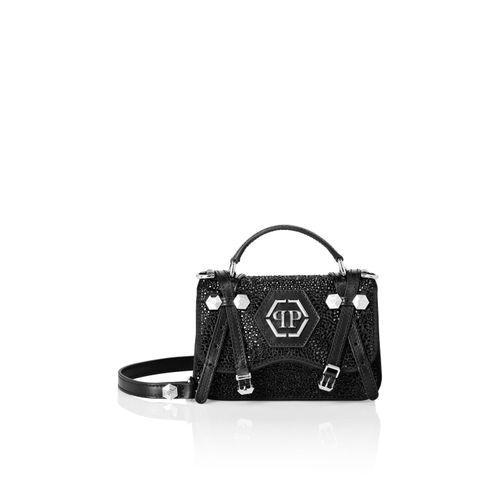 Handtasche PHILIPP PLEIN "Verziert", Damen, 02, schwarz, Taschen Handtasche