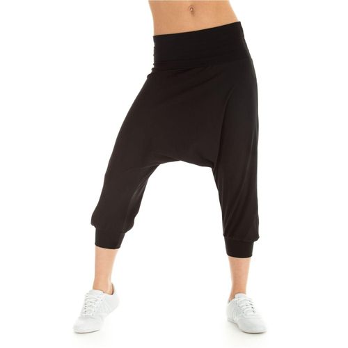 Haremshose WINSHAPE "Haremshose WBE7", Damen, Gr. M, Normalgrößen, schwarz, 90% Baumwolle, 10% Elasthan, Hosen Haremshose, Dance-Style