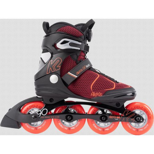 K2 Alexis 90 Boa Burgandy_orange,burandy-or - burandy-orange, Größe:8.5