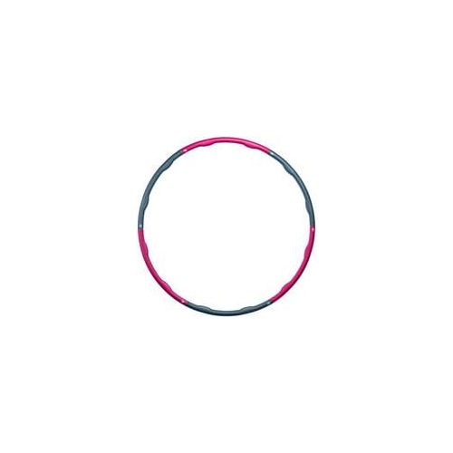 Fitness-Hoop 100 cm, Fitnessgerät grau/fuchsia