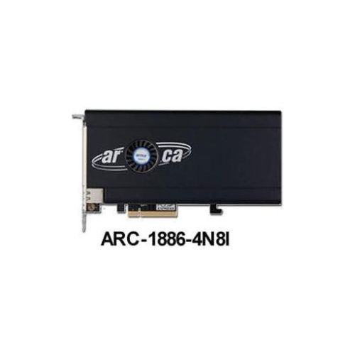 Areca Raid Controller ARC-1886-4N8I 4x M.2 und 8-Port Tri Mode 1x SFF 8654 PCIe 4.0 - Raid-Controller - Serial ATA