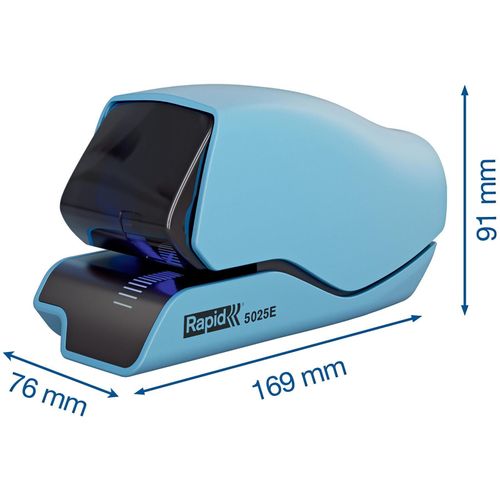 Rapid Elektrohefter blau
