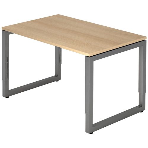HAMMERBACHER höhenverstellbarer Schreibtisch VRS12/E/G eiche
