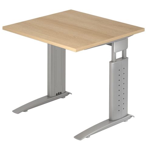 HAMMERBACHER höhenverstellbarer Schreibtisch VUS08/E/S eiche