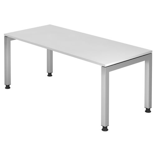 HAMMERBACHER höhenverstellbarer Schreibtisch VJS19/W/S weiß