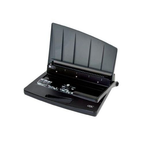 GBC WireBind W15 – Drahtbindung, 15 Blatt stanzen, 125 Blatt binden, Rücken 14 mm, 34 Ringe, schwarz