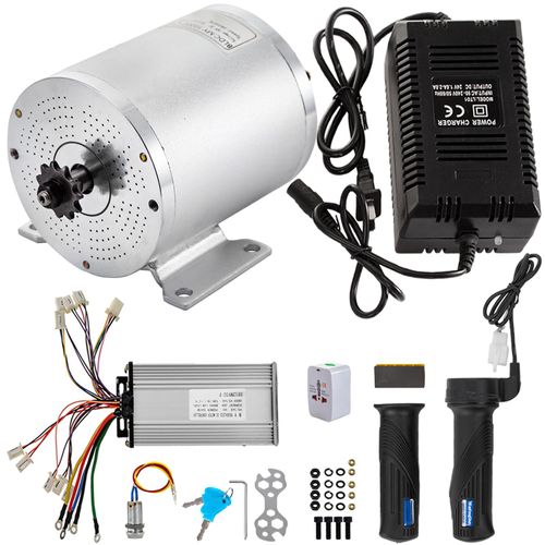 VEVOR Bürstenloser Gleichstrommotor Elektromotor 36V, Bürstenloser Elektromotor 500W, Brushless Electric Motor 2800 U