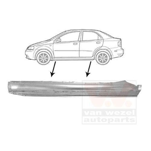 VAN WEZEL 0815103 Schweller Reparaturblech Einstiegblech Links für CHEVROLET Aveo / Kalos Schrägheck (T250, T255) Aveo / Kalos Limousine (T250, T255)