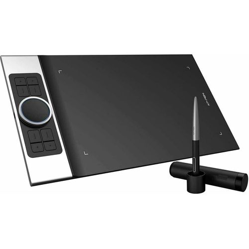 XPPen Deco Pro Small 13x7 Zoll Grafiktablett Stift Tablett Mobiles Zeichentablett mit Doppelrad für Distance Learning Home-Office Fotobearbeitung