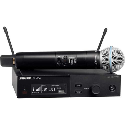 Shure SLXD2/B58=-G59 - Handsender mit Beta58 Mikrofon