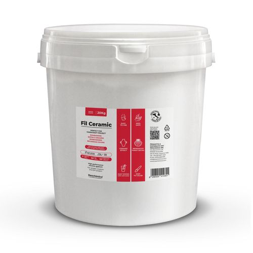 FIL CERAMIC Modelliergips zum Gießen, Bastelgips feines Gips-Pulver, ideal zum Basteln & Modellieren (20 kg)