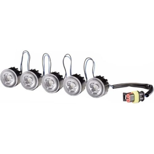 Tagfahrleuchten-Set Fahrzeugfront 24 V 6 W LED glasklar HELLA für u.a. MAN