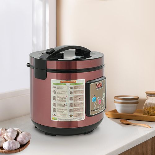 Schwarzer Knoblauch Maschine 6L Automatischer Fermenter Knoblauchfermenter 90W (Schwarz+Violett)