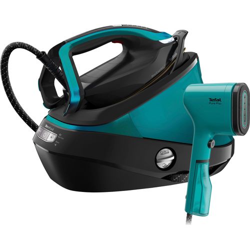 TEFAL Dampfbügelstation "GV9822.DT2024 Pro Express Vision Dampfbügelstation", schwarz (schwarz, blau), Dampfbügelstationen
