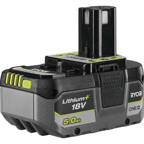RYOBI – 18 Volt ONE+ 5,0 Ah Lithium-Ionen-Akku – kompatibel mit allen 18 V ONE+ Werkzeugen und 100 % abwärtskompatibel – hohe Haltbarkeit und Leistung – RB18L50