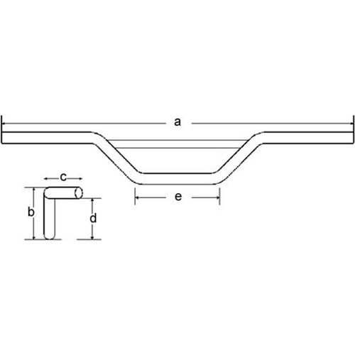 FEHLING Querlenker verchromter Stahl d.22 880mm