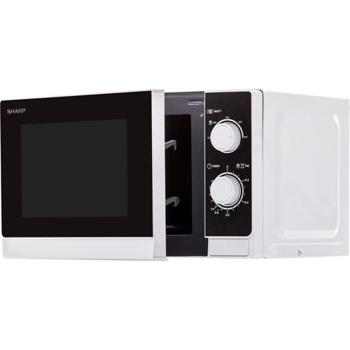 Mikrowelle Schwarz Weiß 20 L 800 W Zeitschaltuhr Sharp R200WW