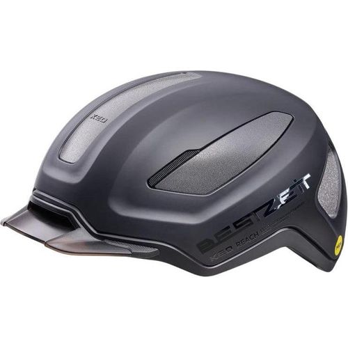 KED REACH DT1 Bestzeit Fahrradhelm Urban Cycling – MIPS Schutz Farbe: Bestzeit Black Größe: 58-62 (L)