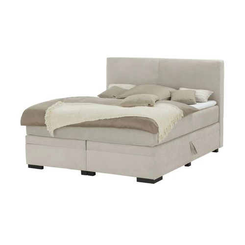Boxi Boxspringbett mit Bettkasten Boxi Classic - beige - Materialmix - 160 cm - 125 cm - Möbel Kraft
