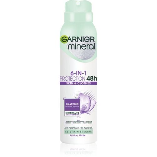 Garnier Mineral 5 Protection spray anti-transpirant sans alcool 48 h 150 ml