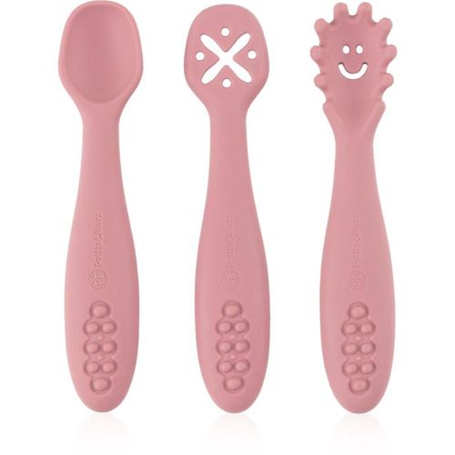 Petite&Mars Take&Match 6m+ petite cuillère pour enfant Dusty Rose 3 pcs