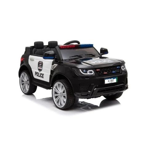 Elektrokinderauto SUV Police 12V Black, 2 Sitzer