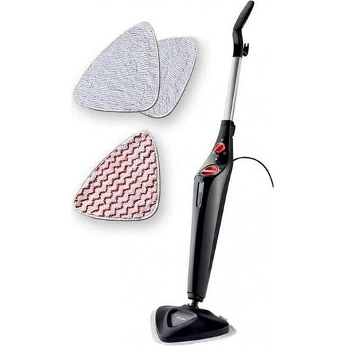 Vileda Steam Plus + PowerPad - Dampfreiniger - schwarz