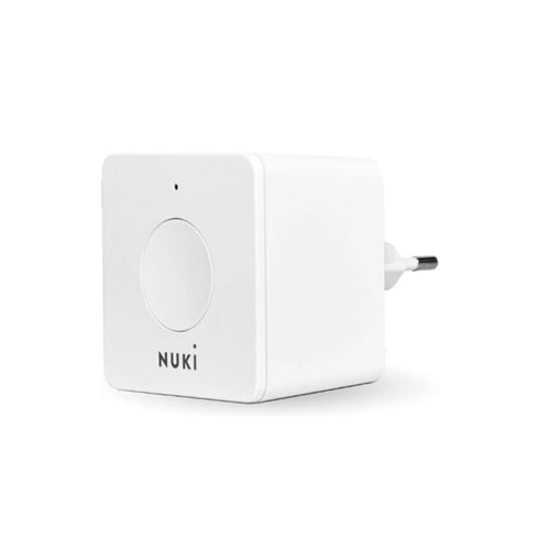 Nuki Smart Home Bridge mit WLAN-Konnektivität für Fernzugriff auf Nuki Smart Locks, weiß