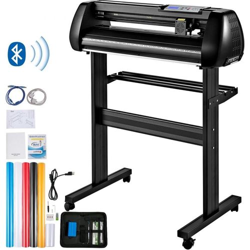 Schneideplotter - 720 mm Schnittbreite - Plottermaschine - 20 - 800 mm/s Folienschneider - 3 Klingen Folienplotter - Cutting Plotter Foliendrucker - Signmaster Software - Schilder & Dekorationen.