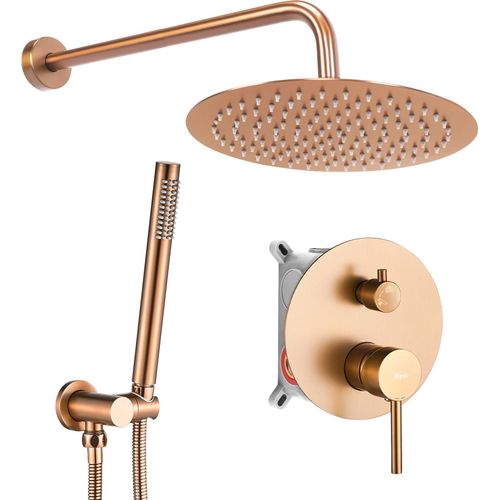 Lungo Unterputzbrauseset Kupfer Szcz + Box Sku Rea-P8809