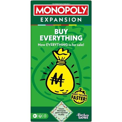 Hasbro Monopoly Brettspiel Buy Everything Erweiterung - Familienspiel