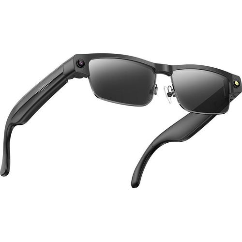 INF Intelligente AI Brille: HD-Kamera, Sprachassistent & Bluetooth-Anruf Schwarz