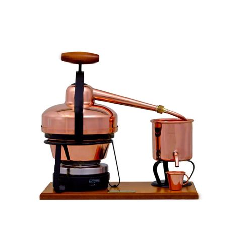 Destille, Destilliergerät, Destillationsapparatur - Premium, mit Elektrischer Kochplatte, 1,25L