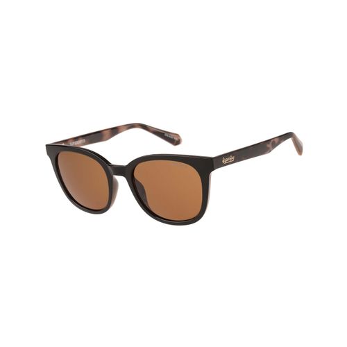 Sonnenbrille SUPERDRY "Modell 996092", Damen, schwarz, gemustert, matt, Sonnenbrillen Sonnenbrille, Vollrand, Markenlogo am Bügel