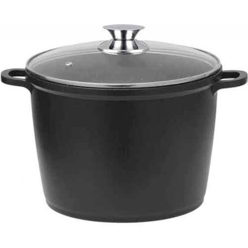 Suppentopf 10 Liter - Suppentopf Induktion - Suppentopf 10 Liter für Induktion - Suppentopf - Suppentöpfe - 32 cm - Schwarz