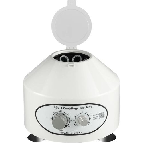 Laborzentrifuge - Tischzentrifuge - 0–4000 U/min - Max. 1790×g - 25 W, 220 V - Für Blutseparation & Pflanzenextraktion - Weiß