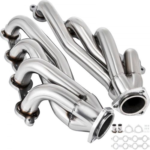 LS Swap S10-Umrüstkrümmer für LKW und SUV 4,8-Liter-, 5,3-Liter-, 5,7-Liter-, 6,0-Liter-, 6,2-Liter-Motoren, nur V8-Motoren,Motor Umrüst Swap Header für LS1-, LS2-, LS3-, LS6-, LS-Motoren