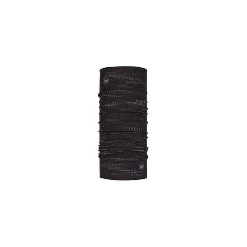 Buff DryFlx tube scarf black reflective